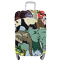 Zoo-animals-peacock-lion-hippo- Luggage Cover (Medium) View1