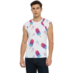 Ice Cream Popsicles Wallpaper Men s Raglan Cap Sleeve Tee