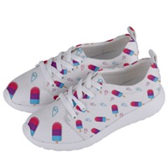 Ice Cream Popsicles Wallpaper Women s Lightweight Sports Shoes