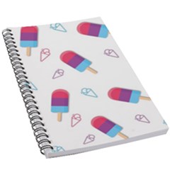 Ice Cream Popsicles Wallpaper 5 5  X 8 5  Notebook