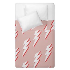 Thunder Flash Abstract Texture Art Duvet Cover Double Side (single Size) by Ravend