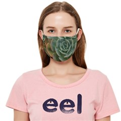 Green Orchid Plant Pattern Cloth Face Mask (adult)
