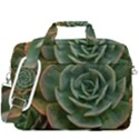 Green Orchid Plant Pattern MacBook Pro 16  Shoulder Laptop Bag View3