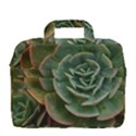 Green Orchid Plant Pattern MacBook Pro 16  Shoulder Laptop Bag View4