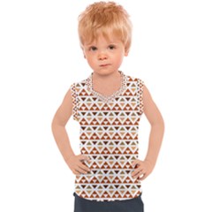 Geometric Tribal Pattern Design Kids  Sport Tank Top