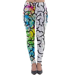 Illustration Brain Mind Psychology Idea Drawing Lightweight Velour Leggings