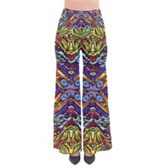 Mosaic Pattern Background So Vintage Palazzo Pants by Ravend