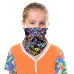 Mosaic Pattern Background Face Covering Bandana (kids)