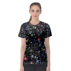 Universe Star Planet Galaxy Women s Sport Mesh Tee