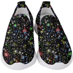 Universe Star Planet Galaxy Kids  Slip On Sneakers by Ravend