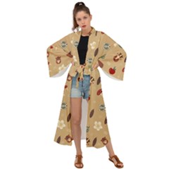 Cute Forest Friends Maxi Kimono by ConteMonfrey