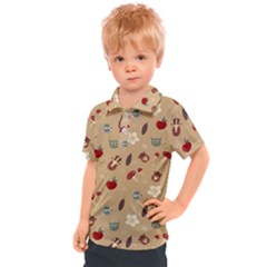 Cute Forest Friends Kids  Polo Tee