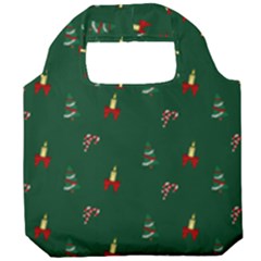 Christmas Background Foldable Grocery Recycle Bag by danenraven