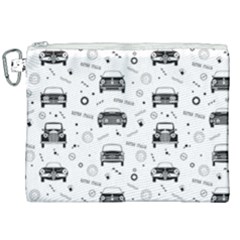 Pattern Retro Italy Cars Classic Canvas Cosmetic Bag (xxl) by danenraven