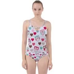 Lovely Owls Cut Out Top Tankini Set by ConteMonfrey