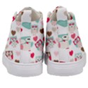 Lovely Owls Kids  Mid-Top Canvas Sneakers View4