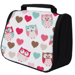 Lovely Owls Full Print Travel Pouch (big) by ConteMonfrey