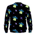 Illustration Cosmos Cosmo Rocket Spaceship -ufo Men s Sweatshirt View2