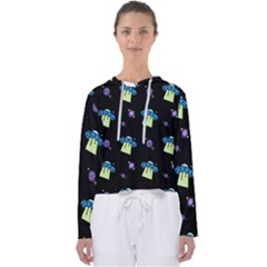 Illustration Cosmos Cosmo Rocket Spaceship -ufo Women s Slouchy Sweat by danenraven