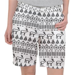 Christmas Trees Pattern Design Pocket Shorts by danenraven