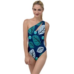 Vibrant Fall Autumn   To One Side Swimsuit by ConteMonfrey