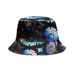 Illustration Tech Galaxy Robot Bot Science Bucket Hat by danenraven