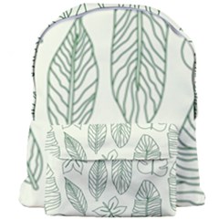 Banana Leaves Draw  Giant Full Print Backpack by ConteMonfrey