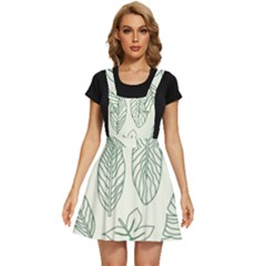 Banana Leaves Draw  Apron Dress