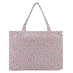 Pink Spring Blossom Zipper Medium Tote Bag by ConteMonfrey
