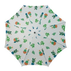 Among Succulents And Cactus  Golf Umbrellas by ConteMonfrey