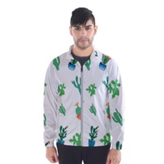 Among Succulents And Cactus  Men s Windbreaker by ConteMonfrey