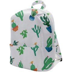 Among Succulents And Cactus  Zip Up Backpack by ConteMonfrey