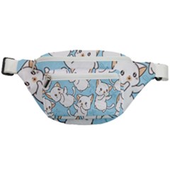 Seamless-little-cat-dragonfly-pattern Fanny Pack by Jancukart