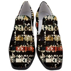 Art-design-color-banner-wallpaper Women Slip On Heel Loafers