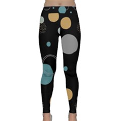 Circle Pattern Abstract Polka Dot Classic Yoga Leggings by danenraven