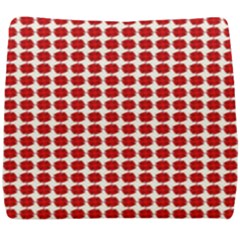 Red Pattern Seamless Texture Background Seat Cushion by artworkshop