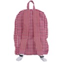 Red Gingham Check Travelers  Backpack View3