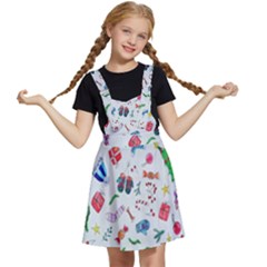 New Year Christmas Winter Watercolor Kids  Apron Dress