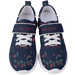 Merry Christmas  Frame Flora Women s Velcro Strap Shoes by artworkshop