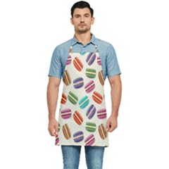 Macaron Macaroon Stylized Macaron Design Repetition Kitchen Apron by artworkshop