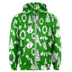 Green Card Christmas December4 Men s Zipper Hoodie