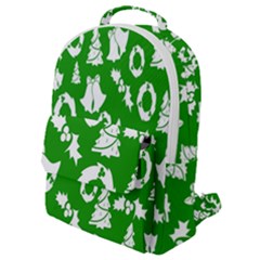 Green Card Christmas December4 Flap Pocket Backpack (small)