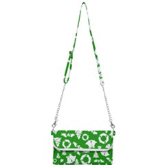 Green Card Christmas December4 Mini Crossbody Handbag by artworkshop