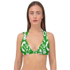 Green Card Christmas December4 Double Strap Halter Bikini Top by artworkshop