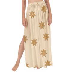 Gingerbread Star Maxi Chiffon Tie-up Sarong by artworkshop