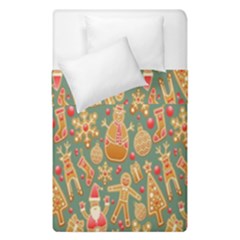 Gingerbread Christmas Decorative Duvet Cover Double Side (single Size) by artworkshop