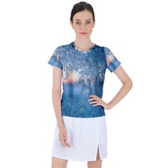 Frost Winter Morning Snow Women s Sports Top by artworkshop