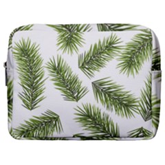 Fir Branch Pattern Christmas Decorative Make Up Pouch (large) by artworkshop