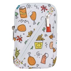 Cute Sketch  Fun Funny Collection Belt Pouch Bag (small) by artworkshop
