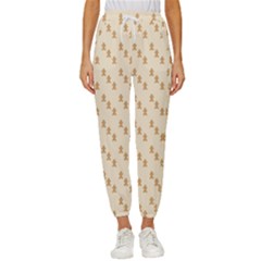 Christmas Wrapping Cropped Drawstring Pants